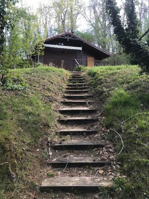 Chalet Au Milieu De La Foret Avec Lac A Proximite Layrac Exteriér fotografie